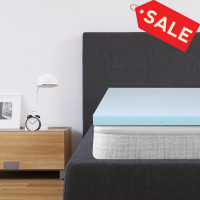 Flash Furniture MR-M35-2-K-GG Capri Comfortable Sleep 2 inch Cool Gel Memory Foam Mattress Topper - King